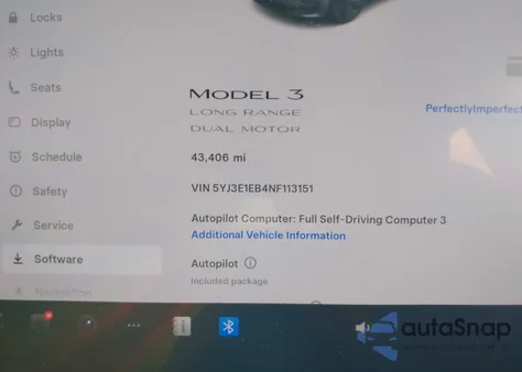 2022 Tesla Model 3 Long Range Dual Motor All-Wheel Drive from USA, damaged, VIN 5YJ3E1EB4NF113151